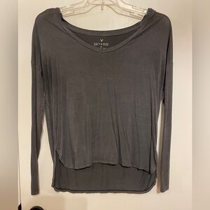 Long Sleeve Wide Neck T